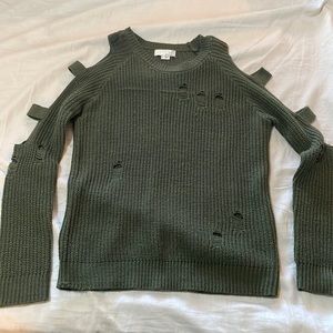 Olive green sweater size small